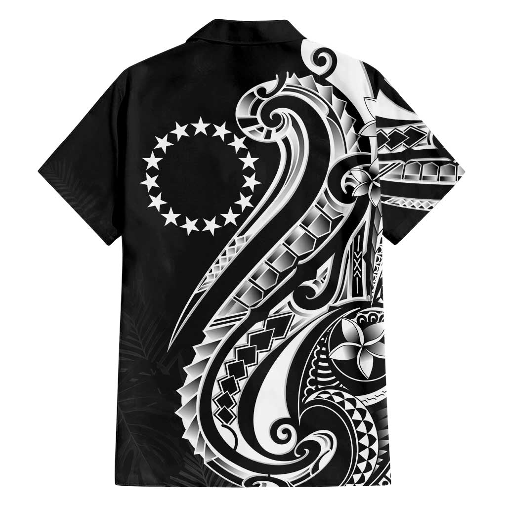 Kia Orana Cook Islands Family Matching Short Sleeve Bodycon Dress and Hawaiian Shirt Kerekere Plumeria Tropical Waves - Polynesian Pride