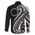 Kia Orana Cook Islands Family Matching Short Sleeve Bodycon Dress and Hawaiian Shirt Kerekere Plumeria Tropical Waves - Polynesian Pride