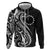Kia Orana Cook Islands Hoodie Kerekere Plumeria Tropical Waves - Polynesian Pride
