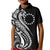 Kia Orana Cook Islands Kid Polo Shirt Kerekere Plumeria Tropical Waves - Polynesian Pride