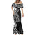 Kia Orana Cook Islands Mermaid Dress Kerekere Plumeria Tropical Waves - Polynesian Pride