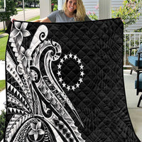 Kia Orana Cook Islands Quilt Kerekere Plumeria Tropical Waves - Polynesian Pride