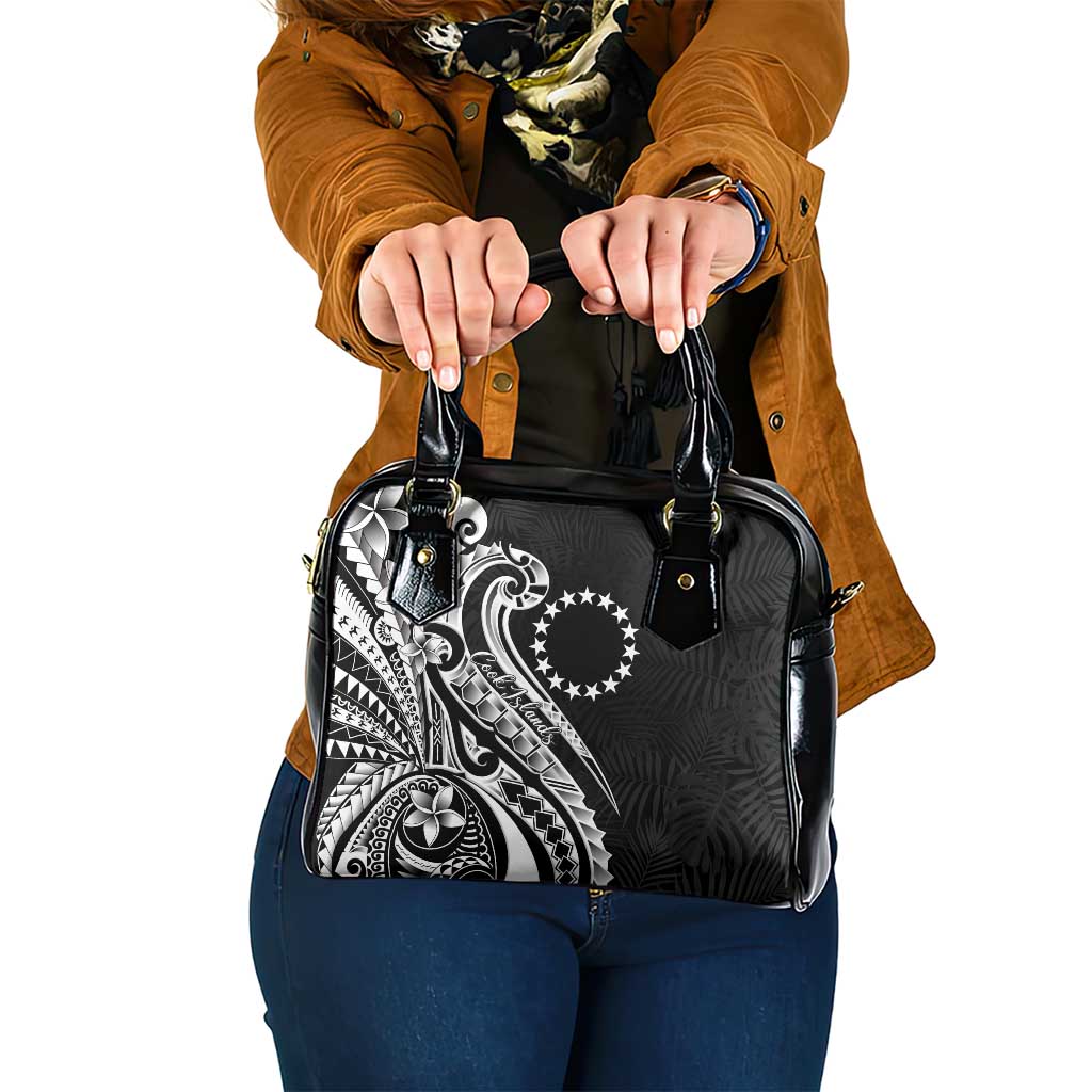 Kia Orana Cook Islands Shoulder Handbag Kerekere Plumeria Tropical Waves - Polynesian Pride