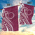 Kia Orana Cook Islands Garden Flag Maroon Plumeria Tropical Waves - Polynesian Pride