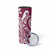 Kia Orana Cook Islands Skinny Tumbler Maroon Plumeria Tropical Waves - Polynesian Pride