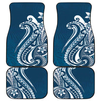 Kia Orana Cook Islands Car Mats Auika Plumeria Tropical Waves - Polynesian Pride