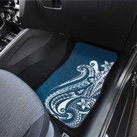 Kia Orana Cook Islands Car Mats Auika Plumeria Tropical Waves - Polynesian Pride