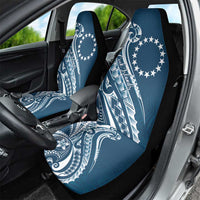 Kia Orana Cook Islands Car Seat Cover Auika Plumeria Tropical Waves - Polynesian Pride