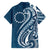 Kia Orana Cook Islands Family Matching Short Sleeve Bodycon Dress and Hawaiian Shirt Auika Plumeria Tropical Waves - Polynesian Pride