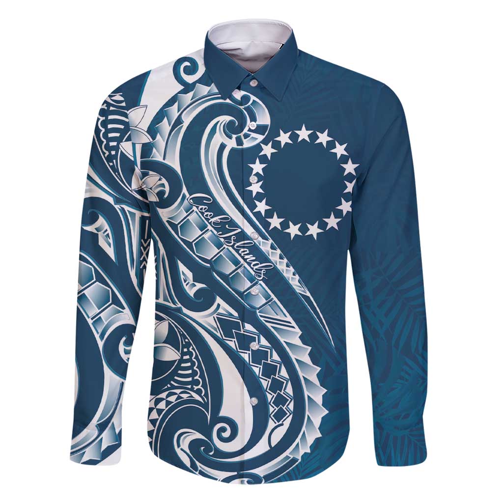 Kia Orana Cook Islands Family Matching Short Sleeve Bodycon Dress and Hawaiian Shirt Auika Plumeria Tropical Waves - Polynesian Pride