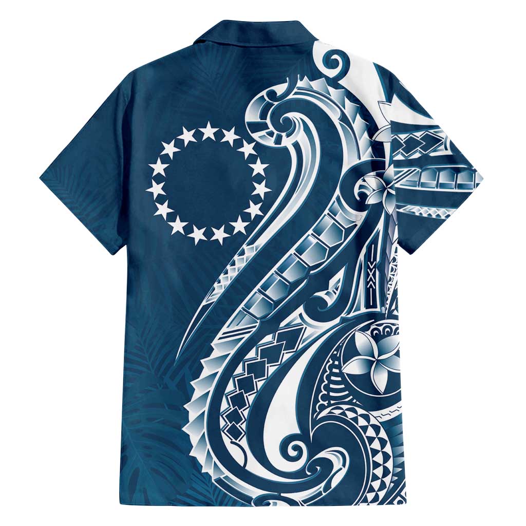 Kia Orana Cook Islands Family Matching Summer Maxi Dress and Hawaiian Shirt Auika Plumeria Tropical Waves - Polynesian Pride