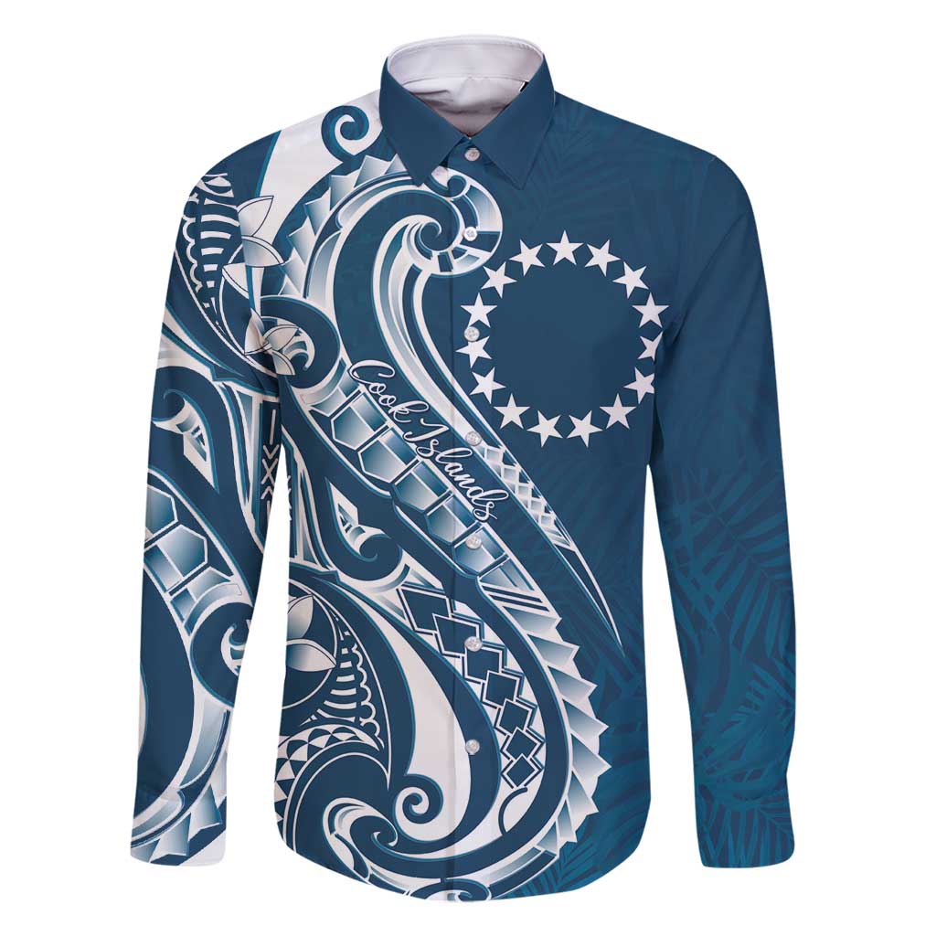 Kia Orana Cook Islands Family Matching Summer Maxi Dress and Hawaiian Shirt Auika Plumeria Tropical Waves - Polynesian Pride