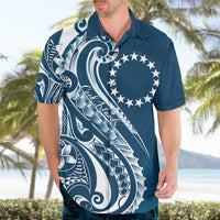 Kia Orana Cook Islands Hawaiian Shirt Auika Plumeria Tropical Waves - Polynesian Pride