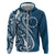 Kia Orana Cook Islands Hoodie Auika Plumeria Tropical Waves - Polynesian Pride