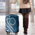 Kia Orana Cook Islands Luggage Cover Auika Plumeria Tropical Waves - Polynesian Pride