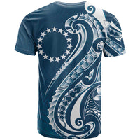 Kia Orana Cook Islands T Shirt Auika Plumeria Tropical Waves - Polynesian Pride