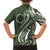Kia Orana Cook Islands Family Matching Long Sleeve Bodycon Dress and Hawaiian Shirt Matie Plumeria Tropical Waves - Polynesian Pride