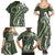 Kia Orana Cook Islands Family Matching Summer Maxi Dress and Hawaiian Shirt Matie Plumeria Tropical Waves - Polynesian Pride