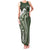 Kia Orana Cook Islands Family Matching Tank Maxi Dress and Hawaiian Shirt Matie Plumeria Tropical Waves - Polynesian Pride