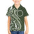 Kia Orana Cook Islands Family Matching Tank Maxi Dress and Hawaiian Shirt Matie Plumeria Tropical Waves - Polynesian Pride
