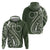Kia Orana Cook Islands Hoodie Matie Plumeria Tropical Waves - Polynesian Pride