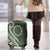 Kia Orana Cook Islands Luggage Cover Matie Plumeria Tropical Waves - Polynesian Pride