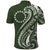 Kia Orana Cook Islands Polo Shirt Matie Plumeria Tropical Waves - Polynesian Pride