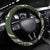 Kia Orana Cook Islands Steering Wheel Cover Matie Plumeria Tropical Waves - Polynesian Pride