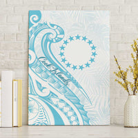 Kia Orana Cook Islands Canvas Wall Art Moana Plumeria Tropical Waves - Polynesian Pride