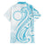 Kia Orana Cook Islands Family Matching Short Sleeve Bodycon Dress and Hawaiian Shirt Moana Plumeria Tropical Waves - Polynesian Pride