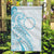 Kia Orana Cook Islands Garden Flag Moana Plumeria Tropical Waves - Polynesian Pride