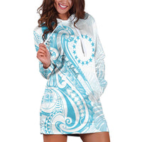 Kia Orana Cook Islands Hoodie Dress Moana Plumeria Tropical Waves - Polynesian Pride