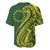 Kia Orana Cook Islands Baseball Jersey Plumeria Tropical Waves - Polynesian Pride