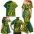 Kia Orana Cook Islands Family Matching Mermaid Dress and Hawaiian Shirt Plumeria Tropical Waves - Polynesian Pride