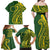 Kia Orana Cook Islands Family Matching Off Shoulder Maxi Dress and Hawaiian Shirt Plumeria Tropical Waves - Polynesian Pride