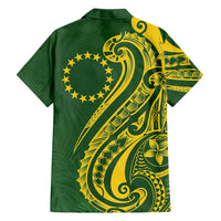 Kia Orana Cook Islands Family Matching Puletasi and Hawaiian Shirt Plumeria Tropical Waves - Polynesian Pride