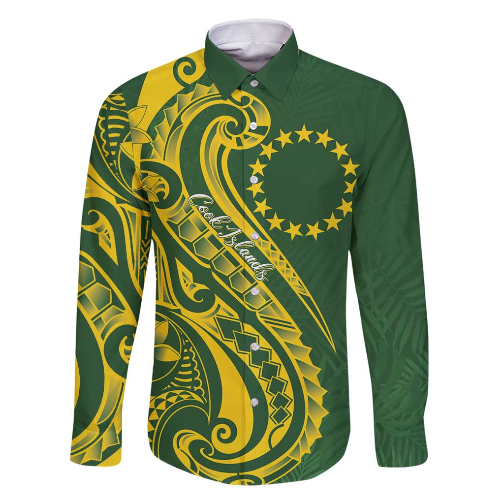 Kia Orana Cook Islands Family Matching Summer Maxi Dress and Hawaiian Shirt Plumeria Tropical Waves - Polynesian Pride