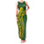 Kia Orana Cook Islands Family Matching Tank Maxi Dress and Hawaiian Shirt Plumeria Tropical Waves - Polynesian Pride
