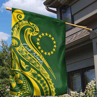 Kia Orana Cook Islands Garden Flag Plumeria Tropical Waves - Polynesian Pride