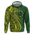 Kia Orana Cook Islands Hoodie Plumeria Tropical Waves - Polynesian Pride