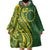 Kia Orana Cook Islands Wearable Blanket Hoodie Plumeria Tropical Waves - Polynesian Pride