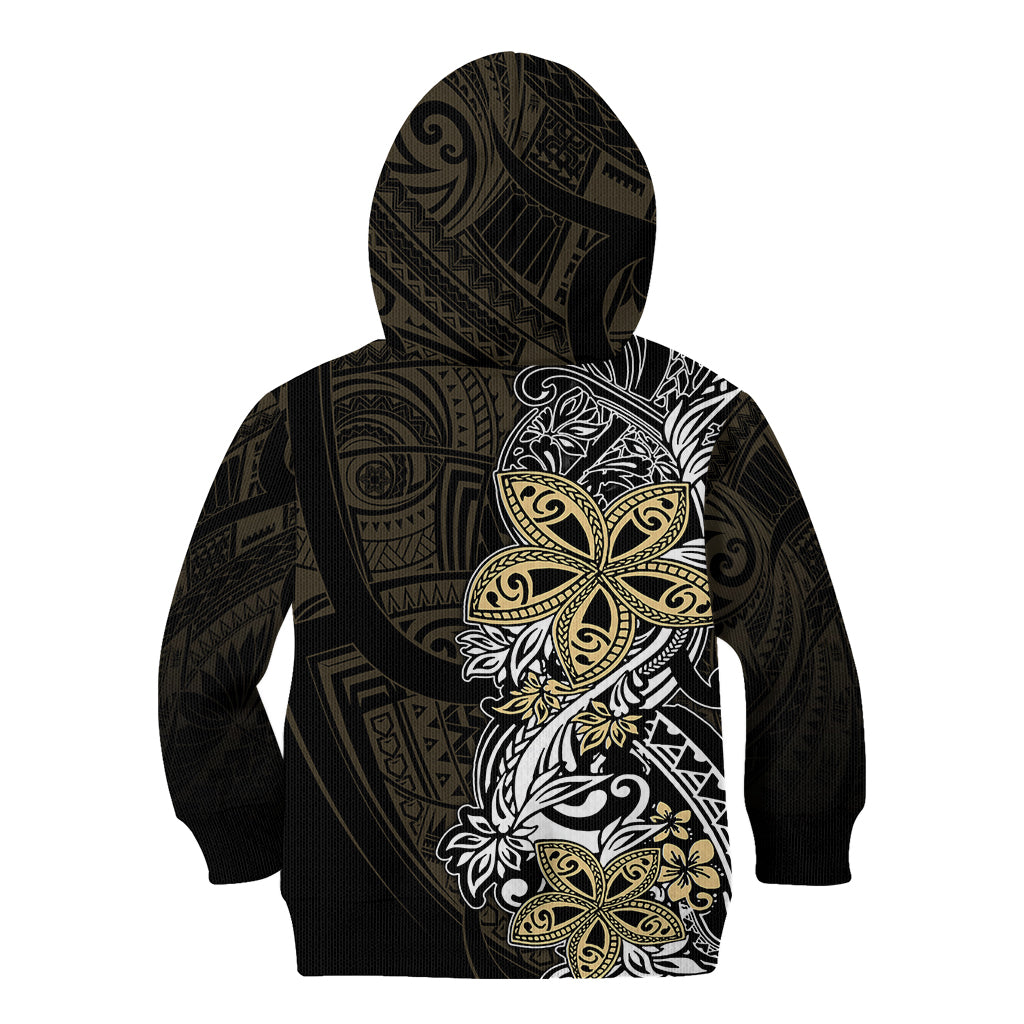 Polynesian Pride Kid Hoodie Tiare With Plumeria Mix Style LT7 - Polynesian Pride