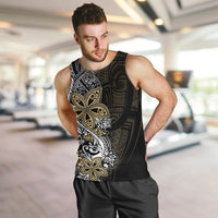 Polynesian Pride Men Tank Top Tiare With Plumeria Mix Style LT7 - Polynesian Pride
