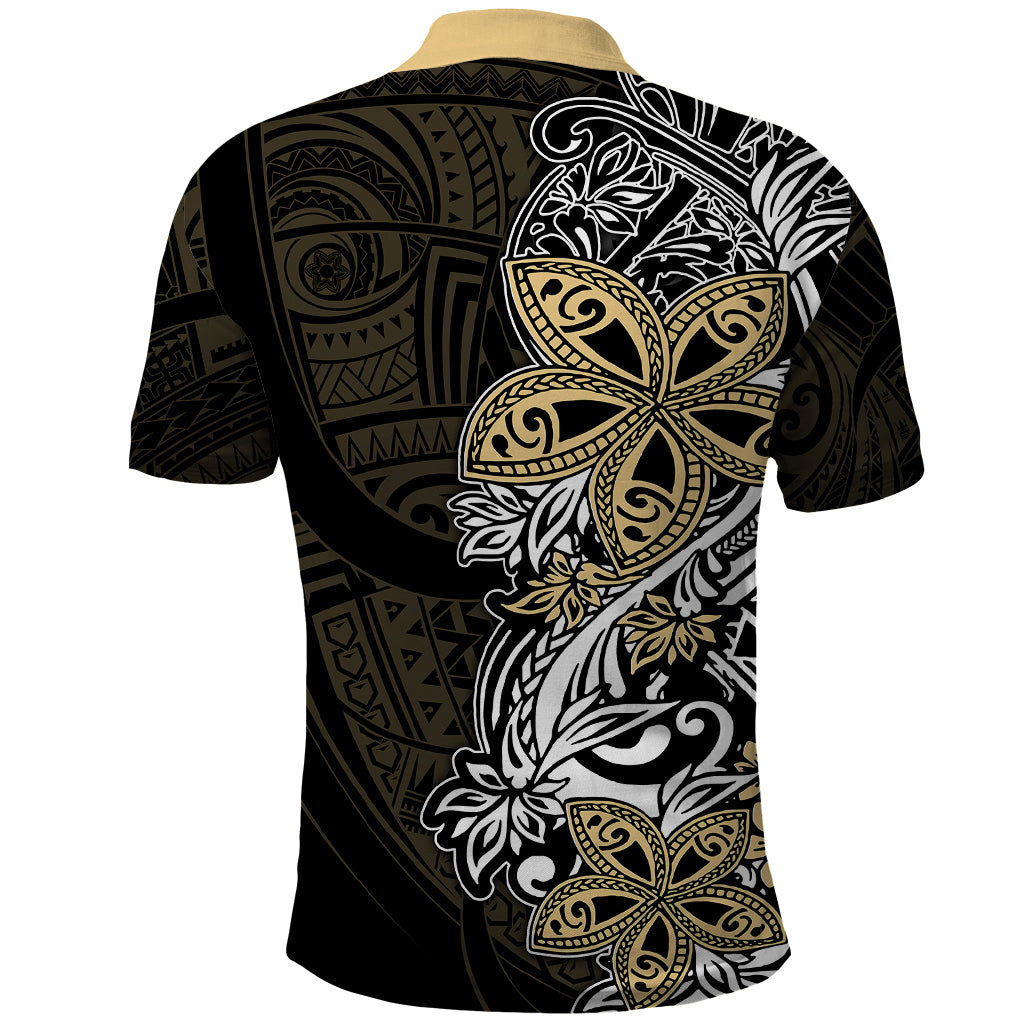 Polynesian Pride Polo Shirt Tiare With Plumeria Mix Style LT7 - Polynesian Pride