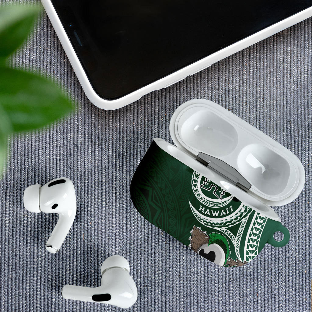 Hawaii Rainbow Warriors Alumni AirPods Case Ti Maile Lei - Glory For The Warriors
