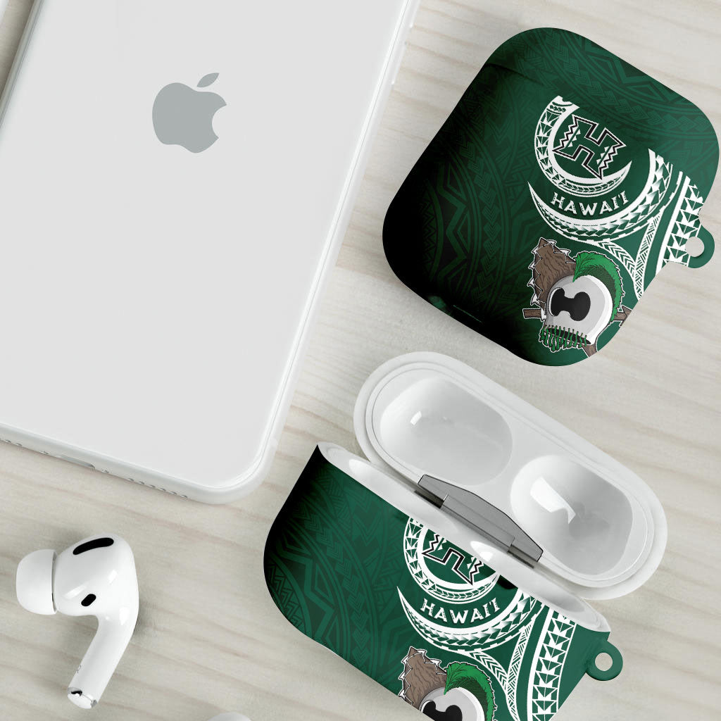 Hawaii Rainbow Warriors Alumni AirPods Case Ti Maile Lei - Glory For The Warriors