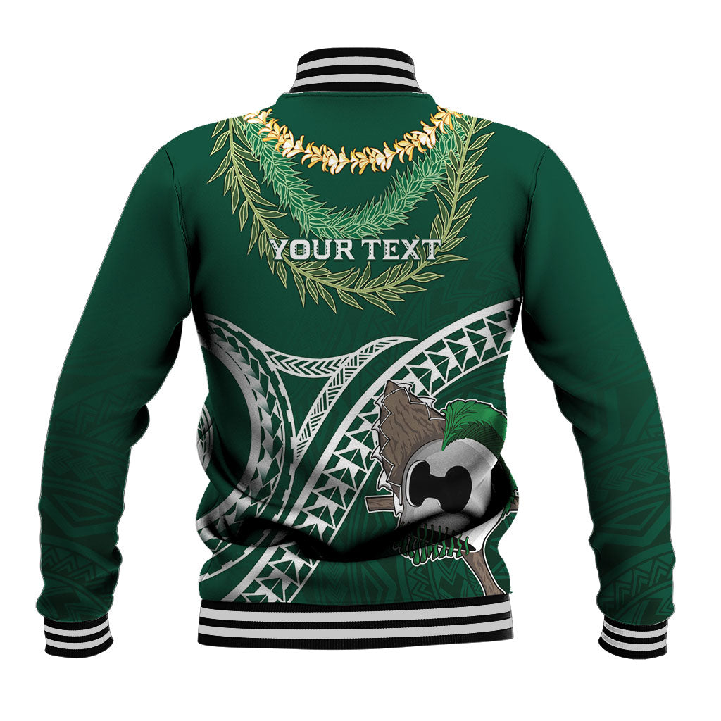 Hawaii Rainbow Warriors Alumni Personalized Baseball Jacket Ti Maile Lei - Glory For The Warriors