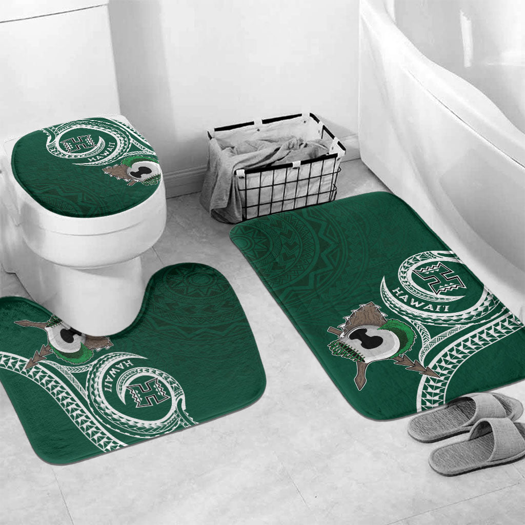 Hawaii Rainbow Warriors Alumni Bathroom Set Ti Maile Lei - Glory For The Warriors