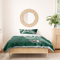Hawaii Rainbow Warriors Alumni Bedding Set Ti Maile Lei - Glory For The Warriors