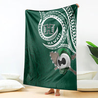 Hawaii Rainbow Warriors Alumni Blanket Ti Maile Lei - Glory For The Warriors